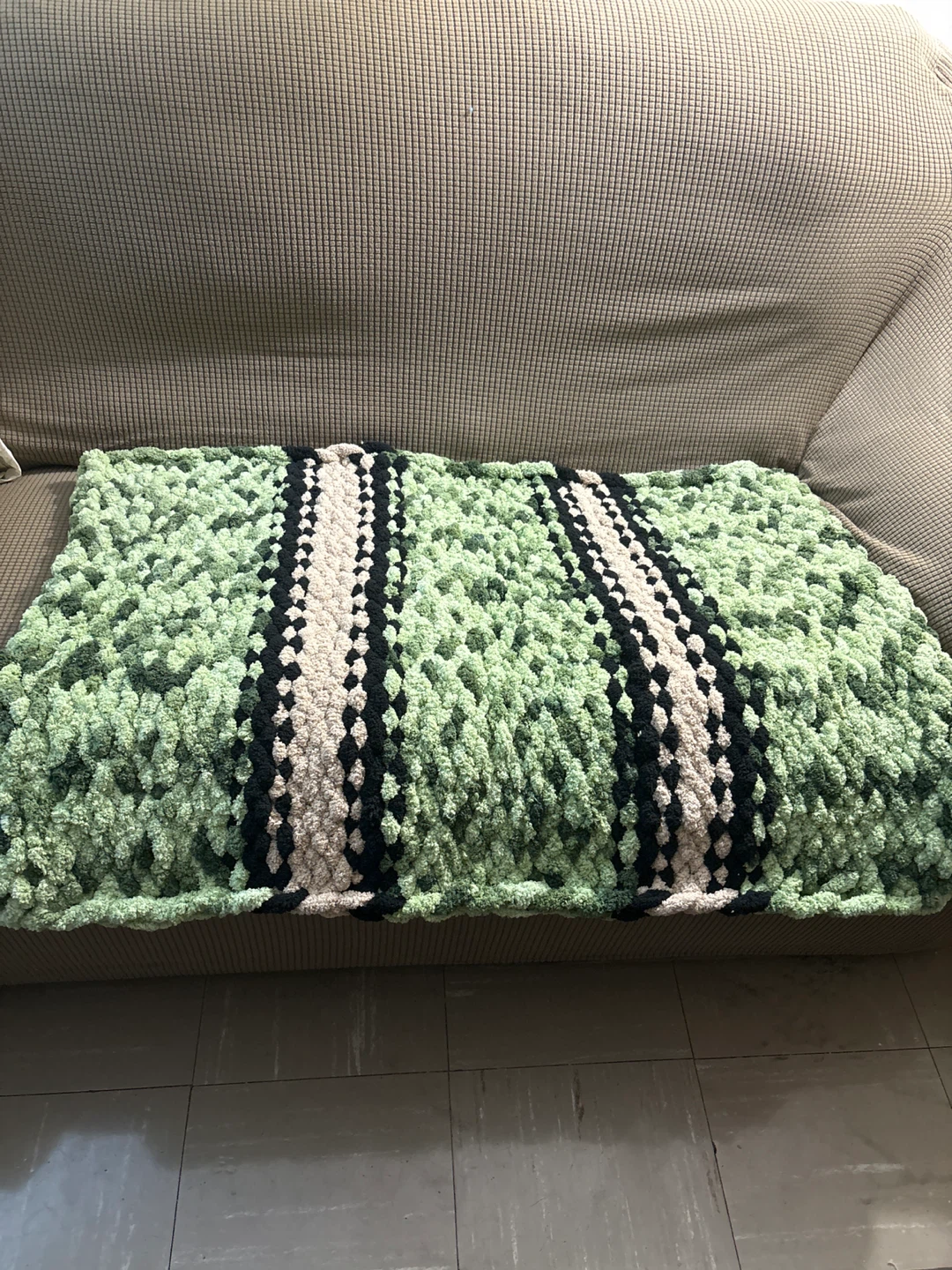 Handmade Chunky Knit Blanket