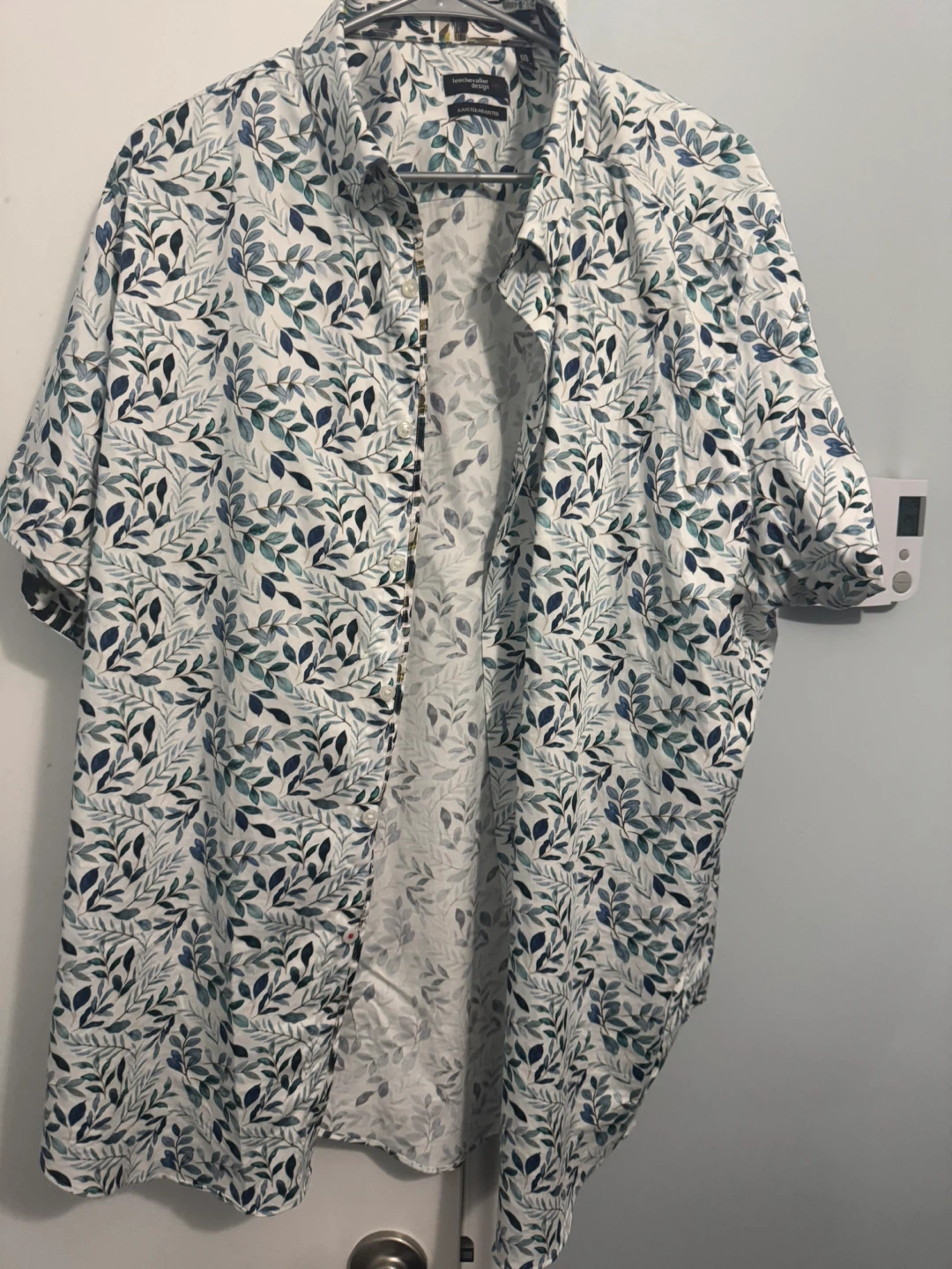 Leo Chevalier Design Short Sleeve Button-Up Shirt XXL