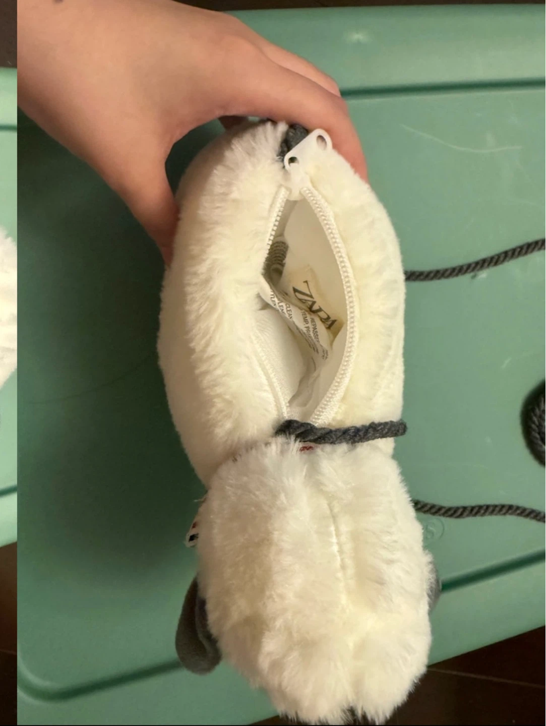 Cute Zara Sheep Plush Crossbody Bag - photo 3