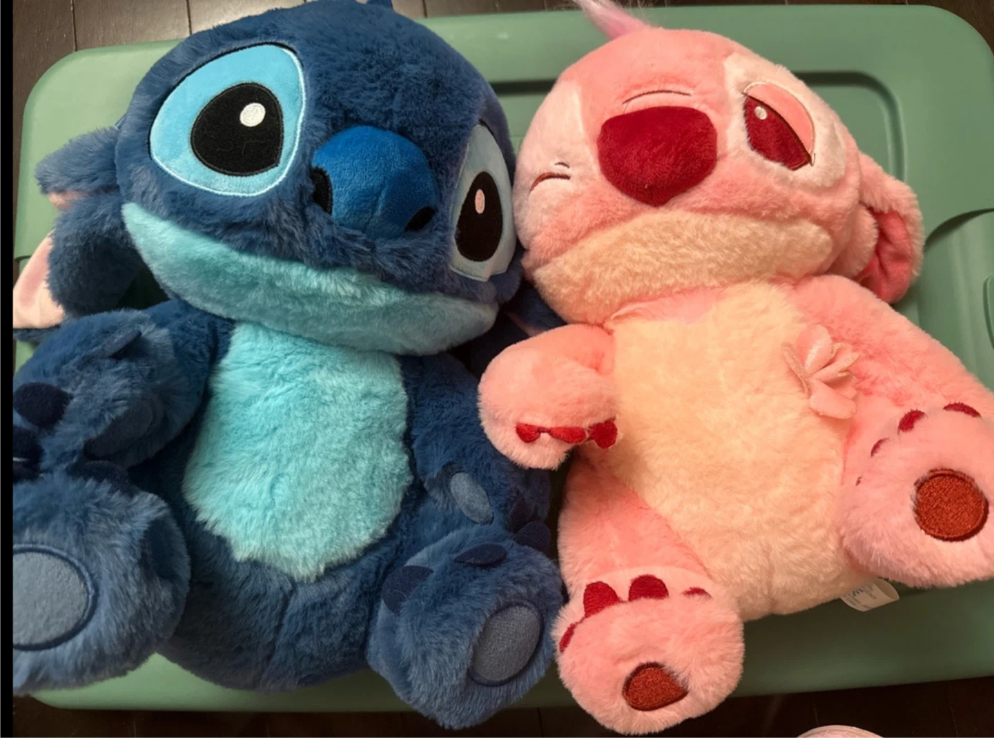Cute Pair of Disney Stitch & Angel Plush Stuffed Animals