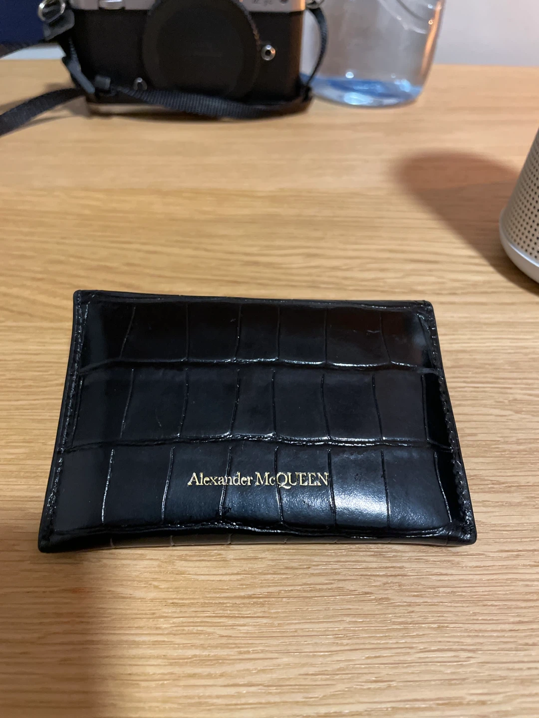 Alexander McQueen Black Crocodile Card Holder - photo 3