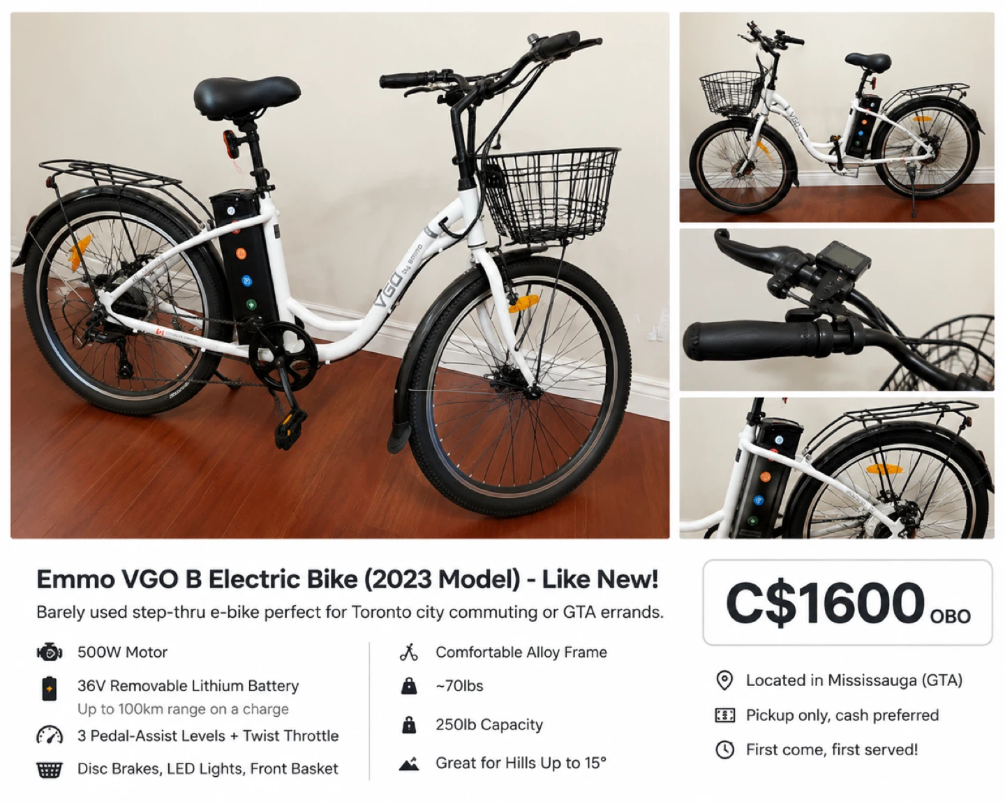 Emmo VGO B Electric Bike