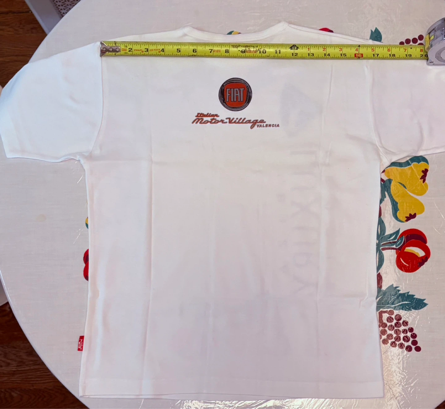 White Fiat Italian Motor Village Valencia T-Shirt - photo 5