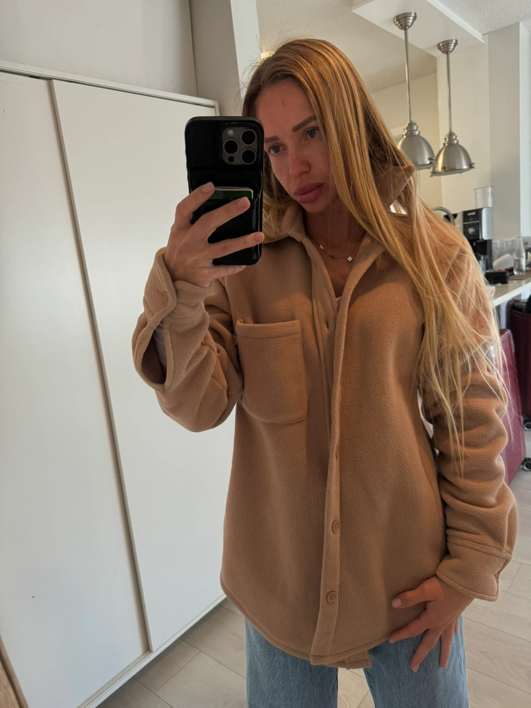 Tna Fleece Shirt Jacket