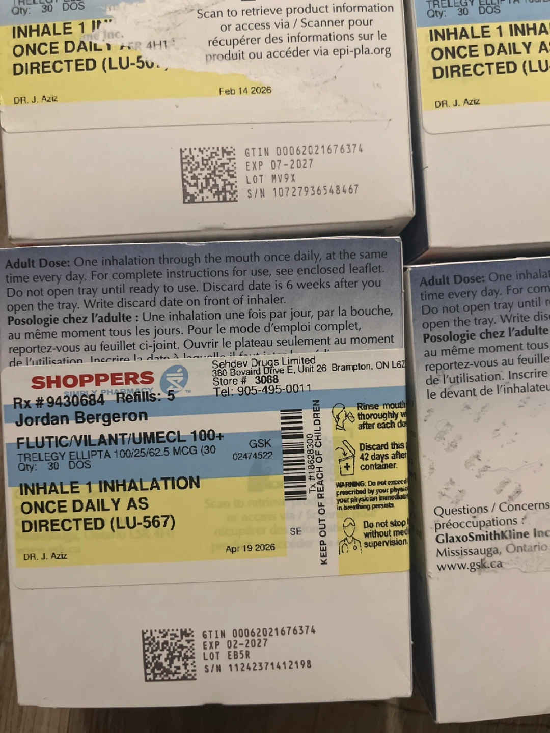 Trelgy Ellipta Inhaler (30 Doses) - photo 2