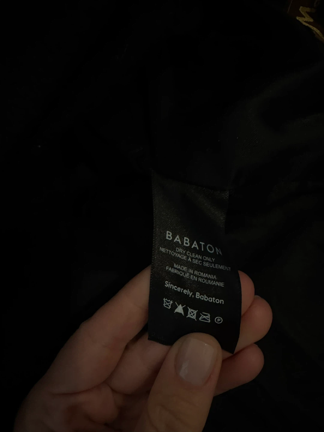 Babaton Black Wrap Coat - photo 4