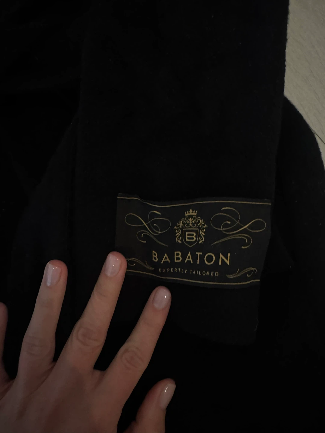 Babaton Black Wrap Coat - photo 2