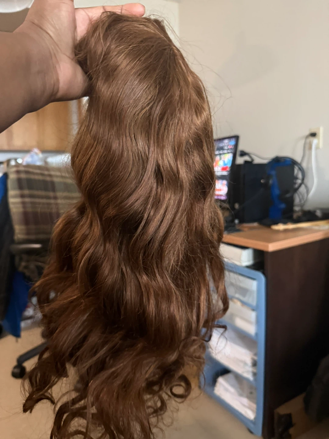 Brown Wavy Wig