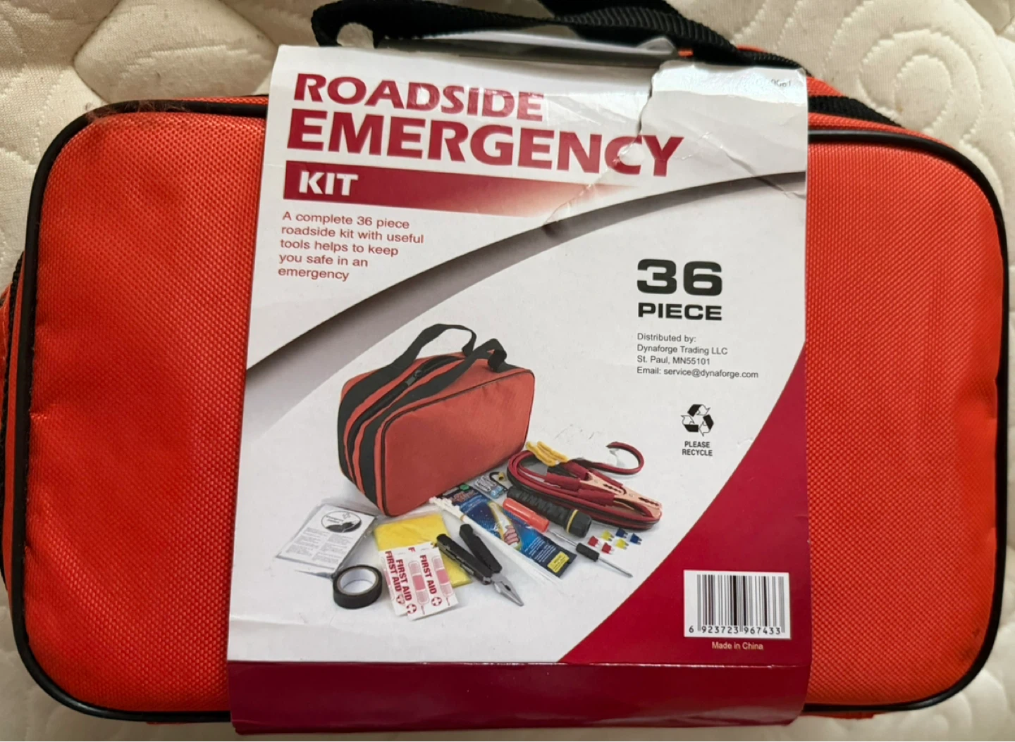 Roadside Emergency Kit - 36 Piece