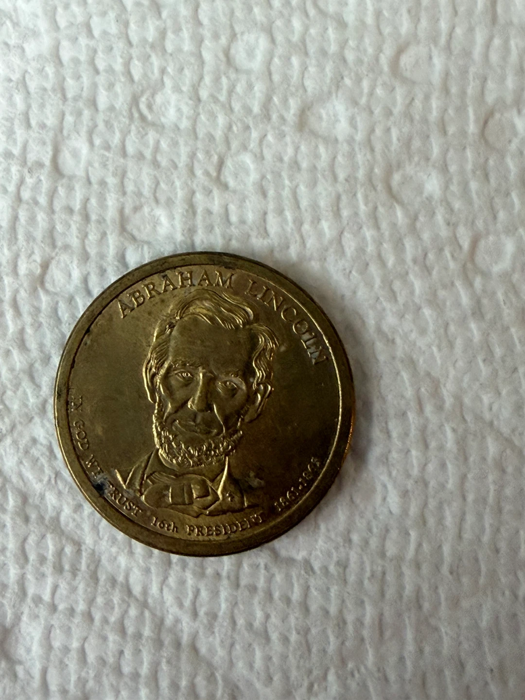 Lincoln Heritage Trail commemorative medal bronze coin 1969 - photo 3