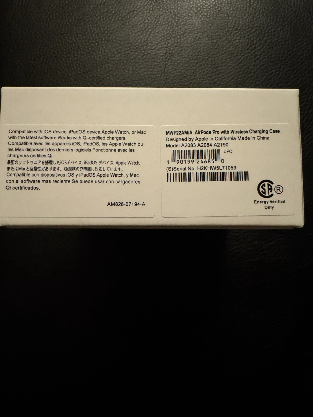 Apple AirPods Pro with Wireless Charging Case - photo 3