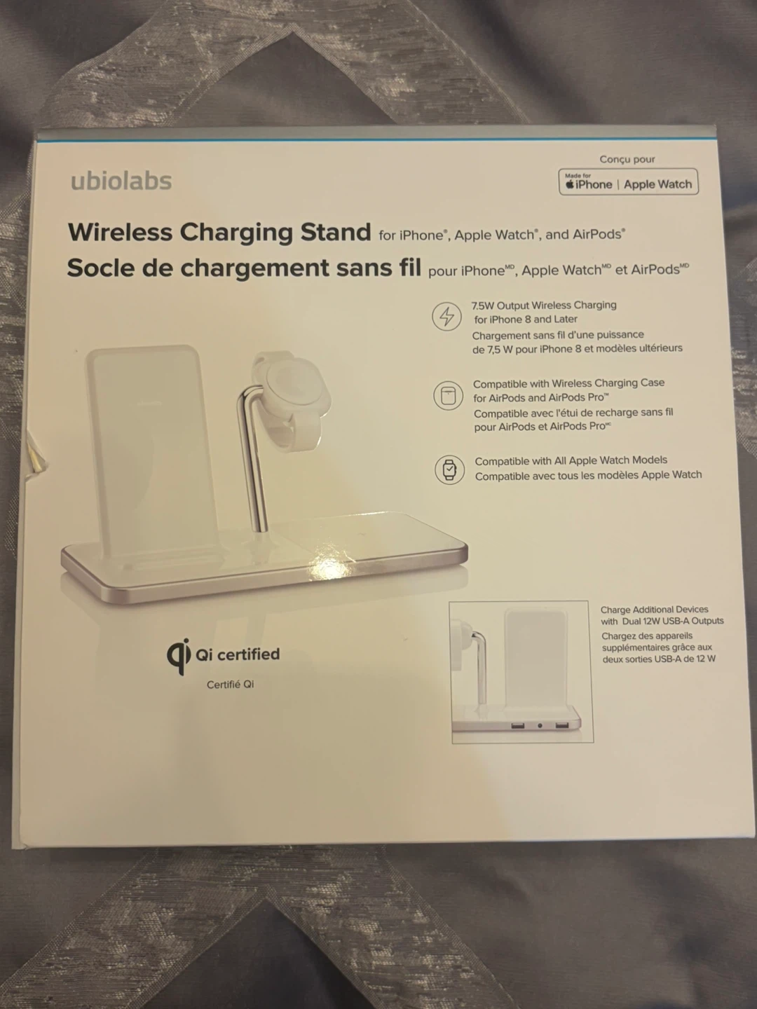 Wireless Charging Stand for iPhone, Apple Watch, AirPods