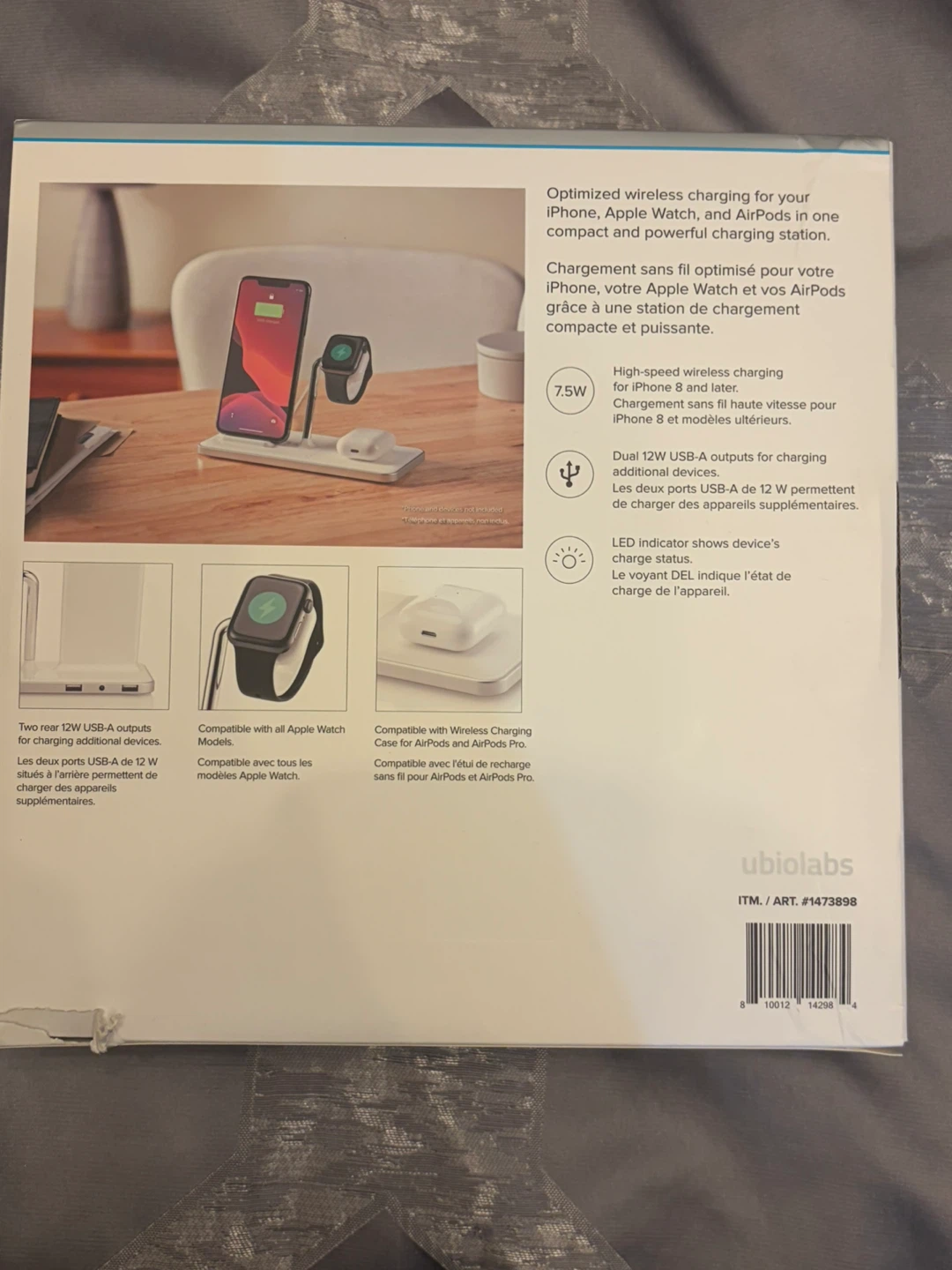 Wireless Charging Stand for iPhone, Apple Watch, AirPods - photo 2