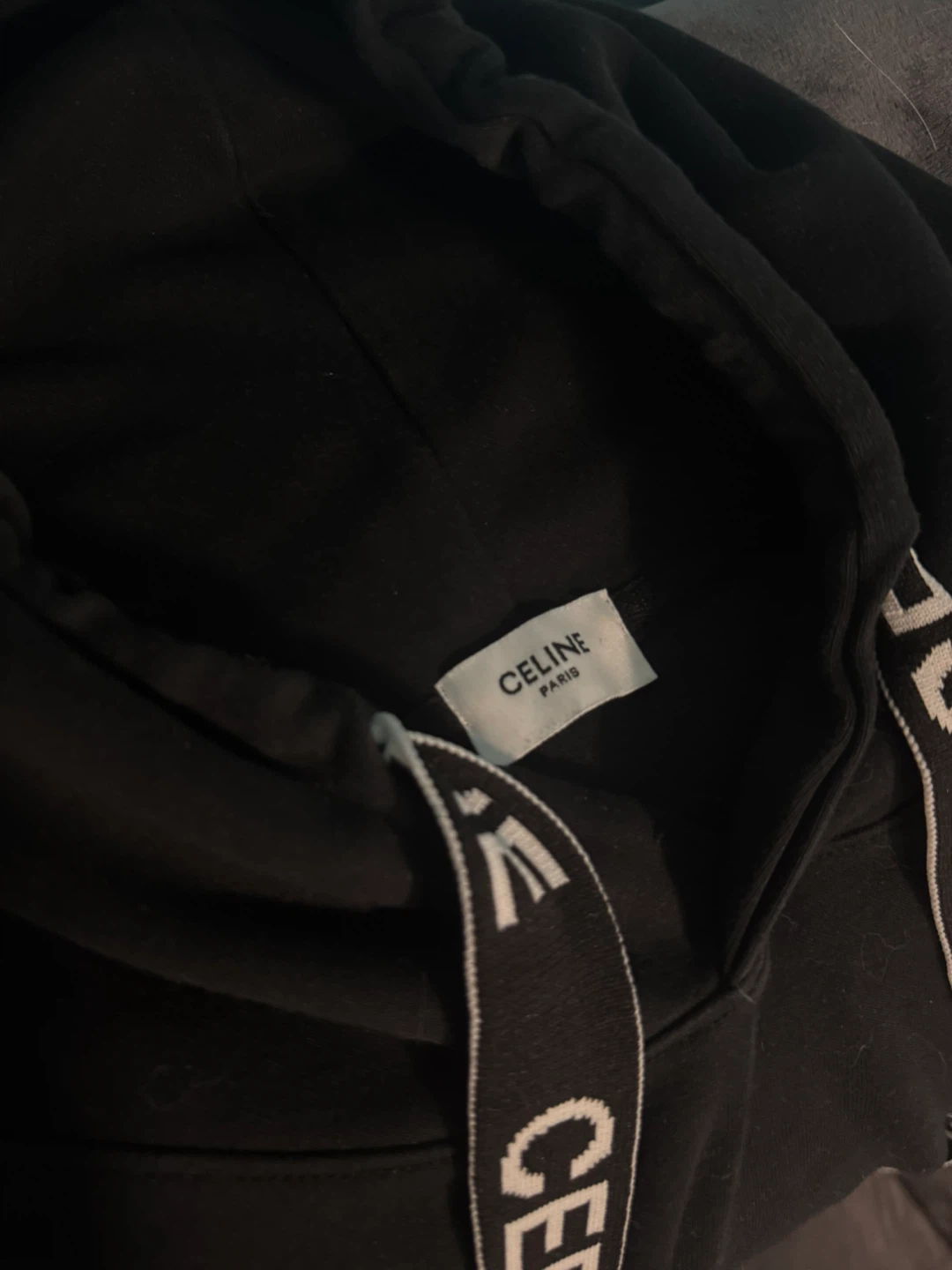 Black Celine Paris Hoodie - photo 3