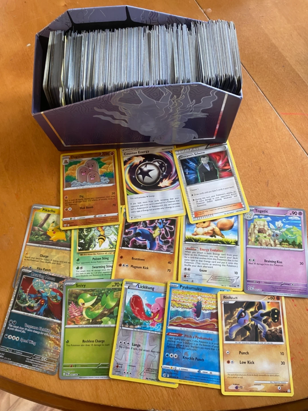 Box of Assorted Pokemon Cards