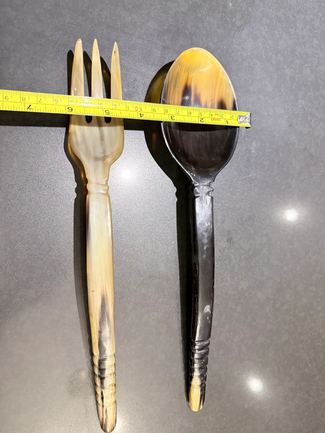Horn Salad Servers - photo 3