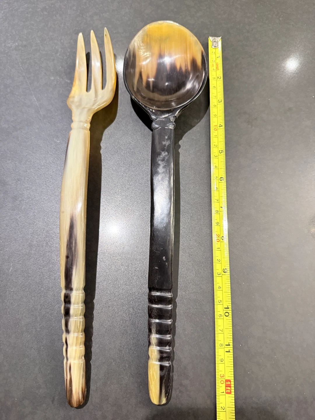 Horn Salad Servers - photo 2