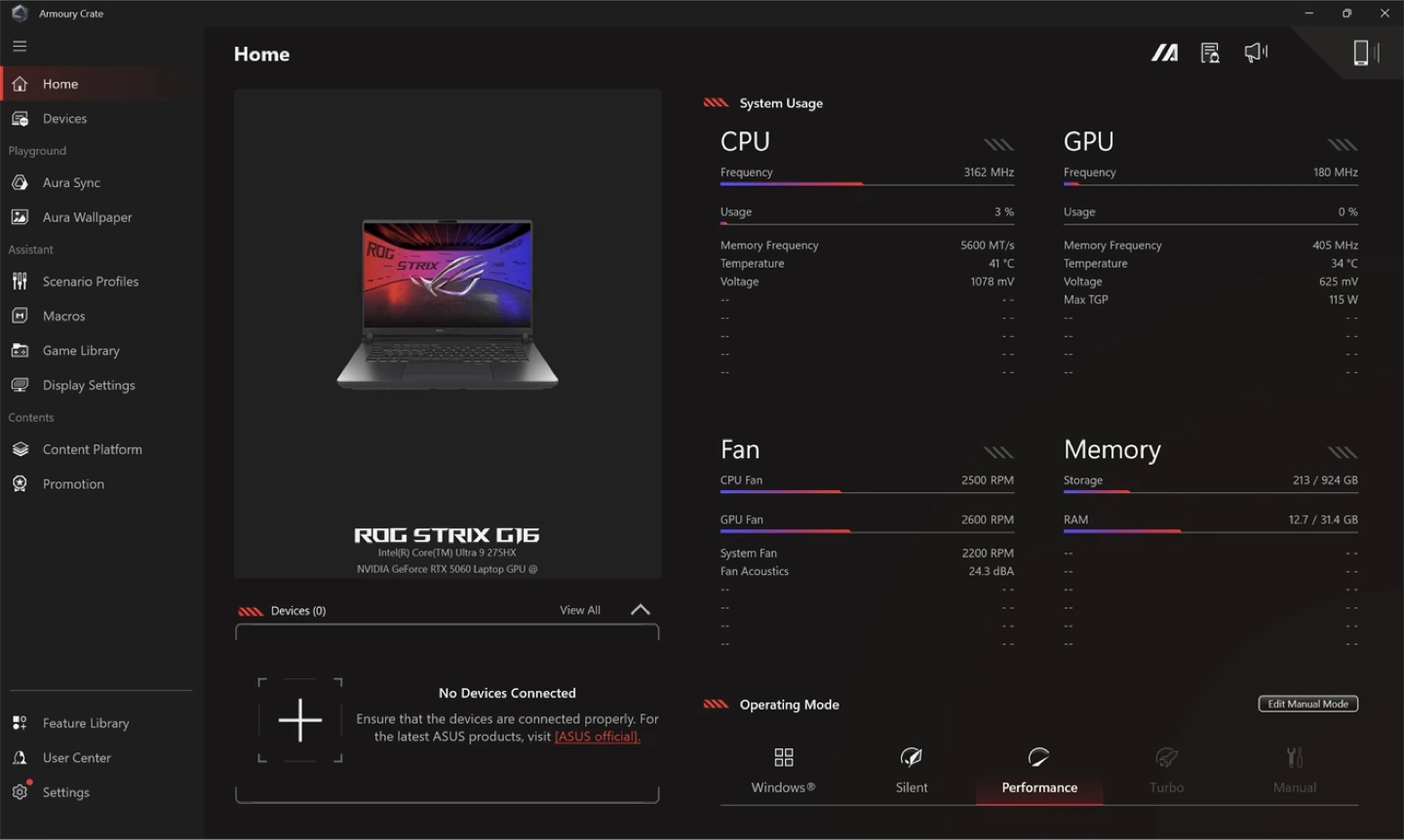 2025 ASUS ROG Strix G16 RTX 5060, Core Ultra 9, 32GB RAM,1TB SSD - photo 5
