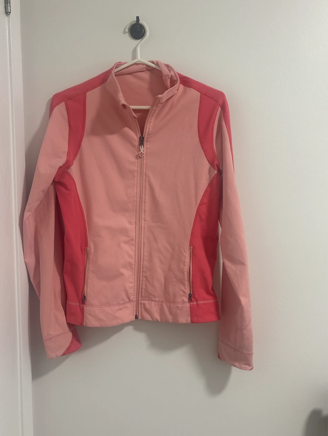 Lululemon Track Jacket Pink Coral Women's Size 6