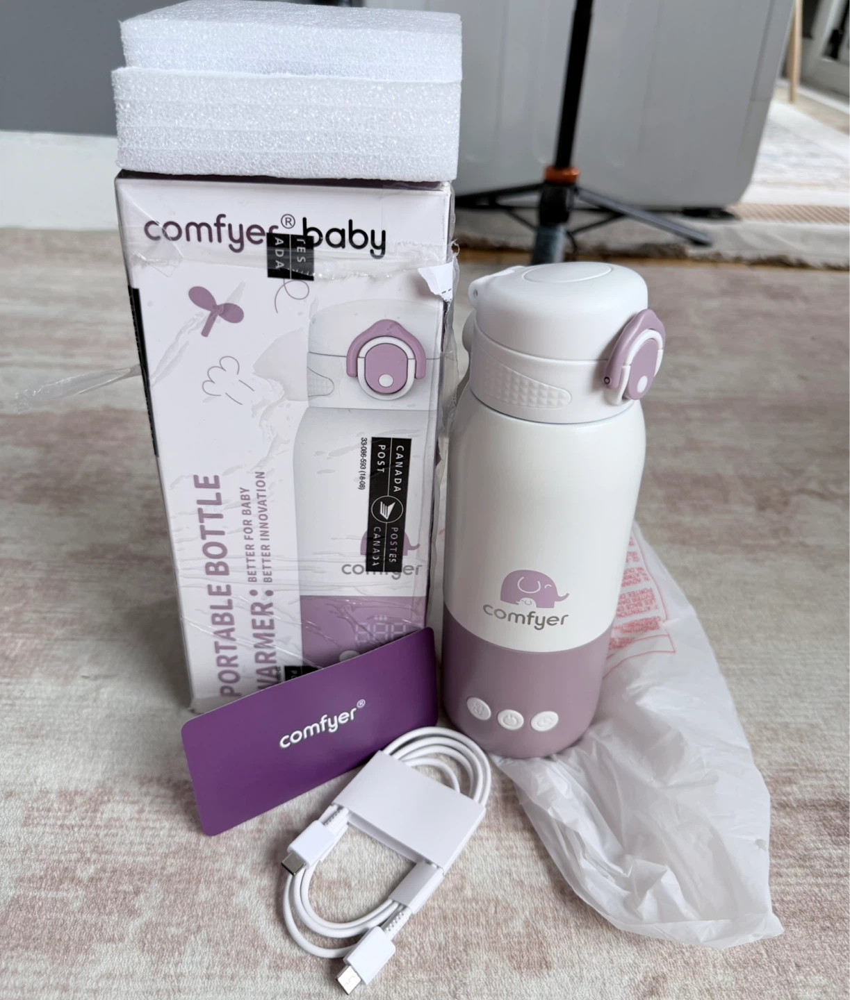 Comfyer BW01 Portable Bottle Warmer