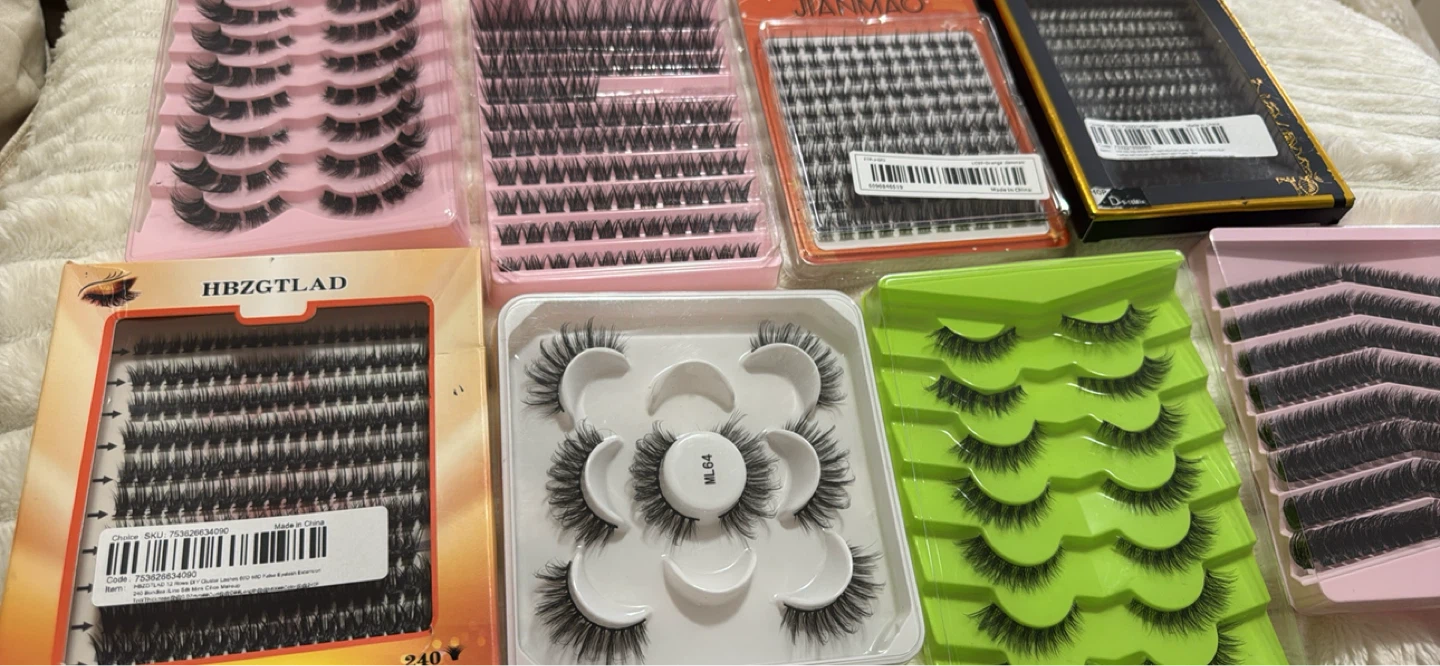 8 packs of lashes