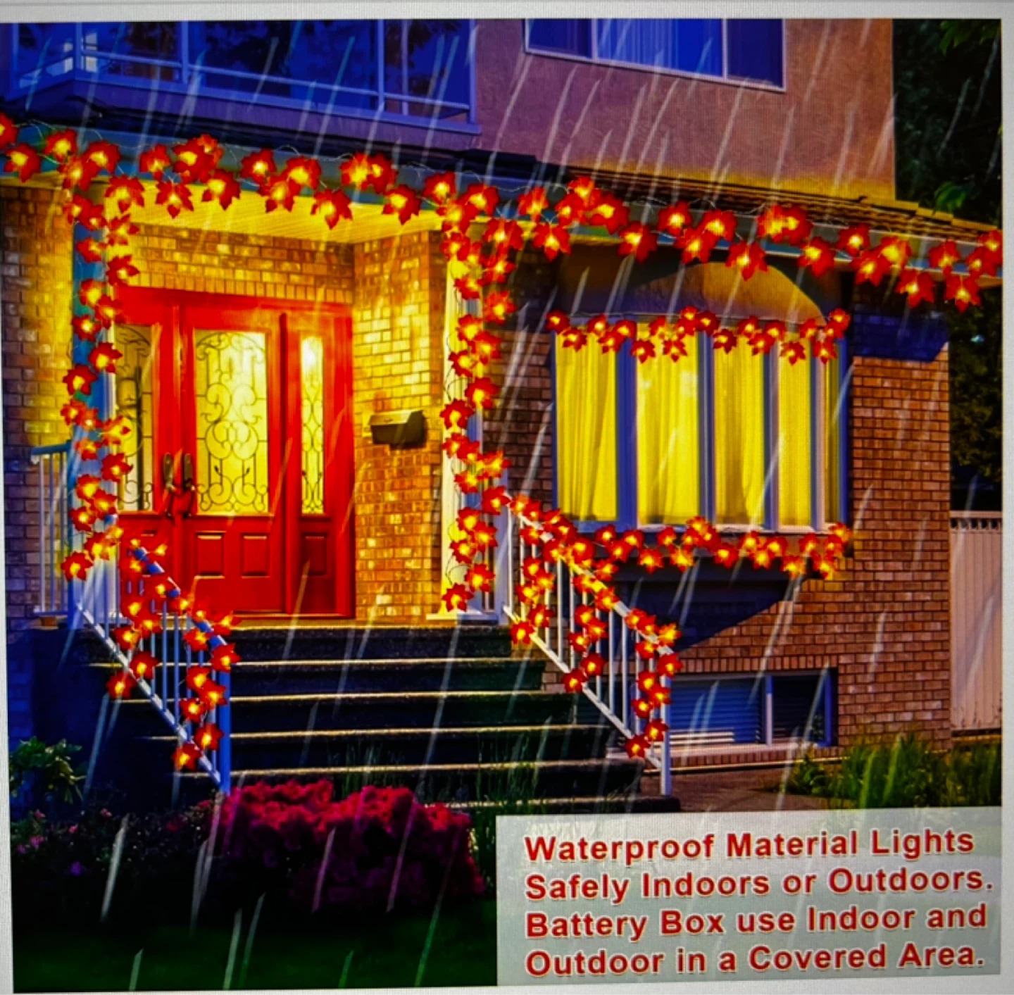 Maple Leaf String Lights - 6M/20FT 40LED - photo 5