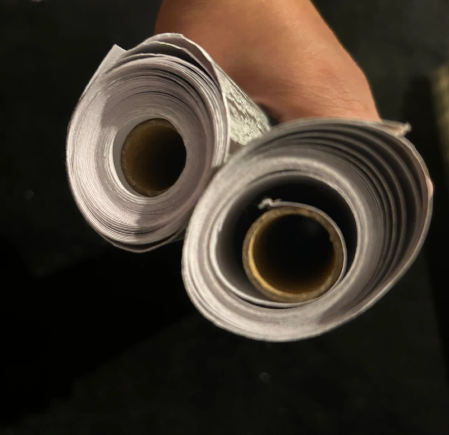 Two Rolls of Wood and Stone Pattern Wallpaper - photo 2