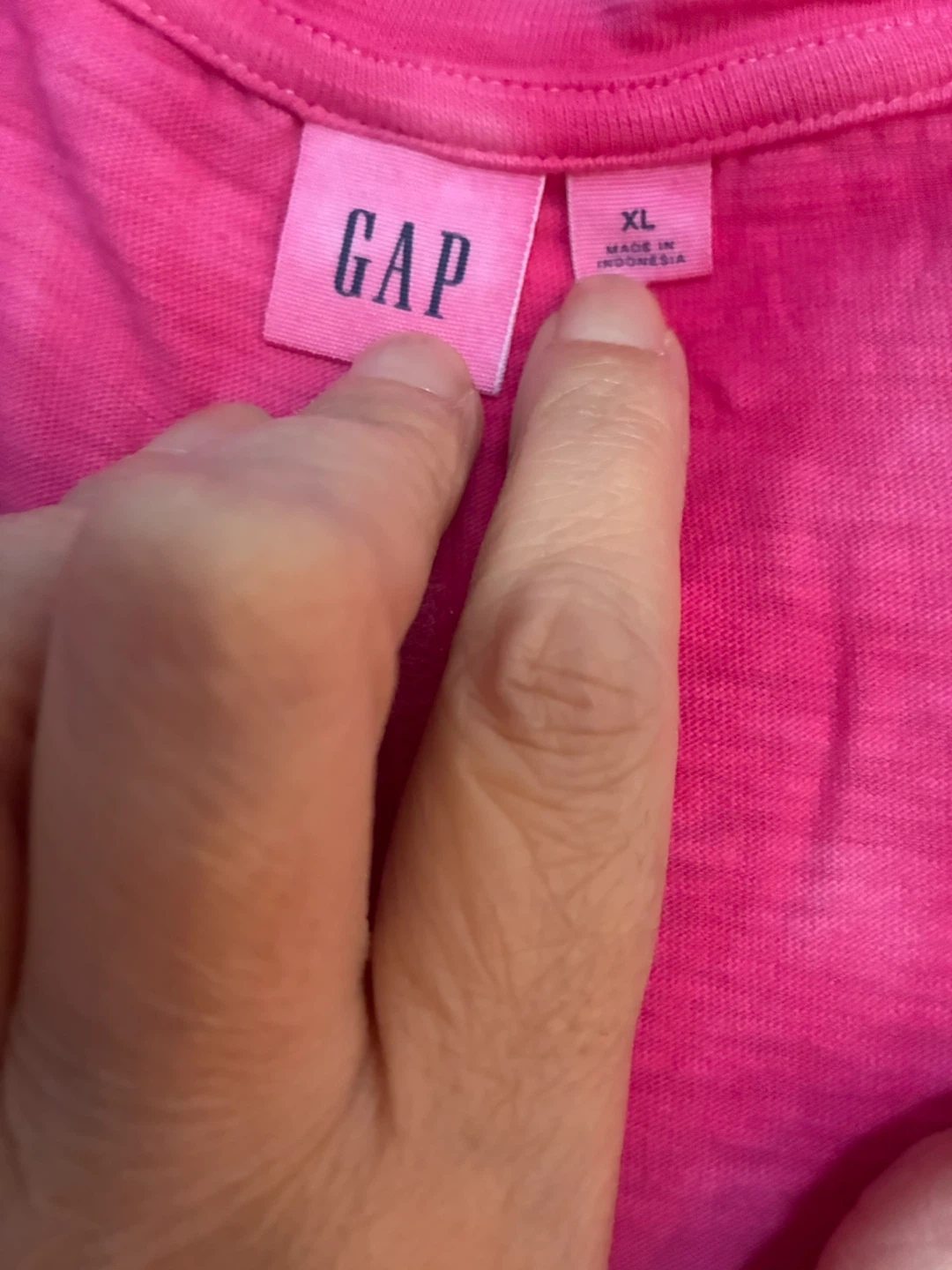 GAP Tie-Dye Maxi Dress XL Pink - photo 2
