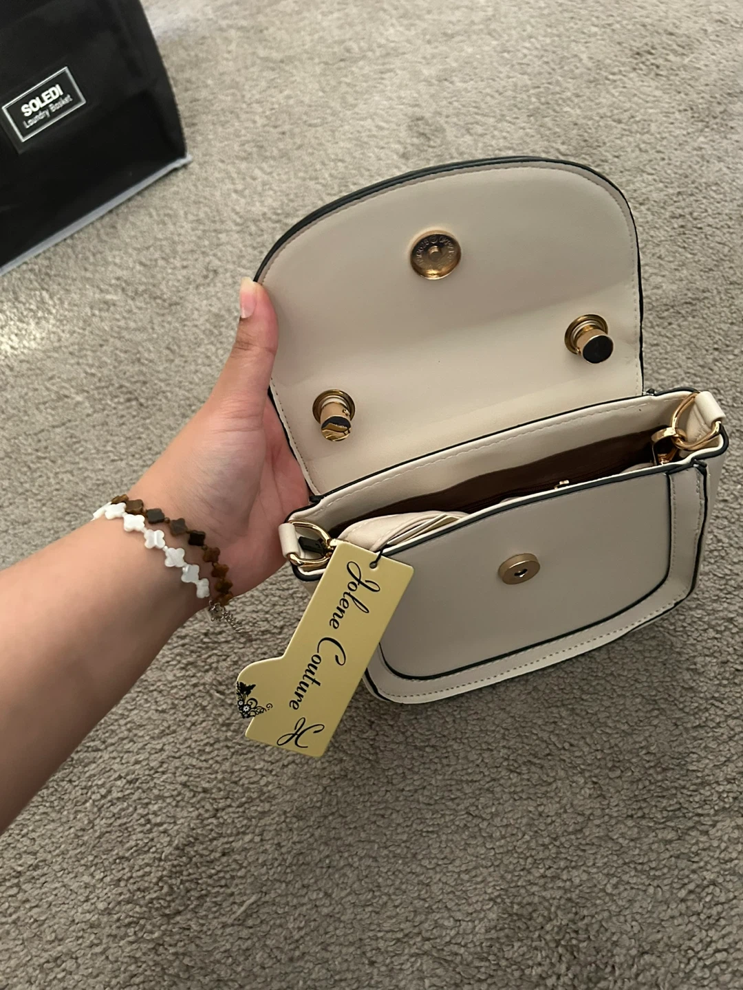 White Heart Mini Handbag - photo 3