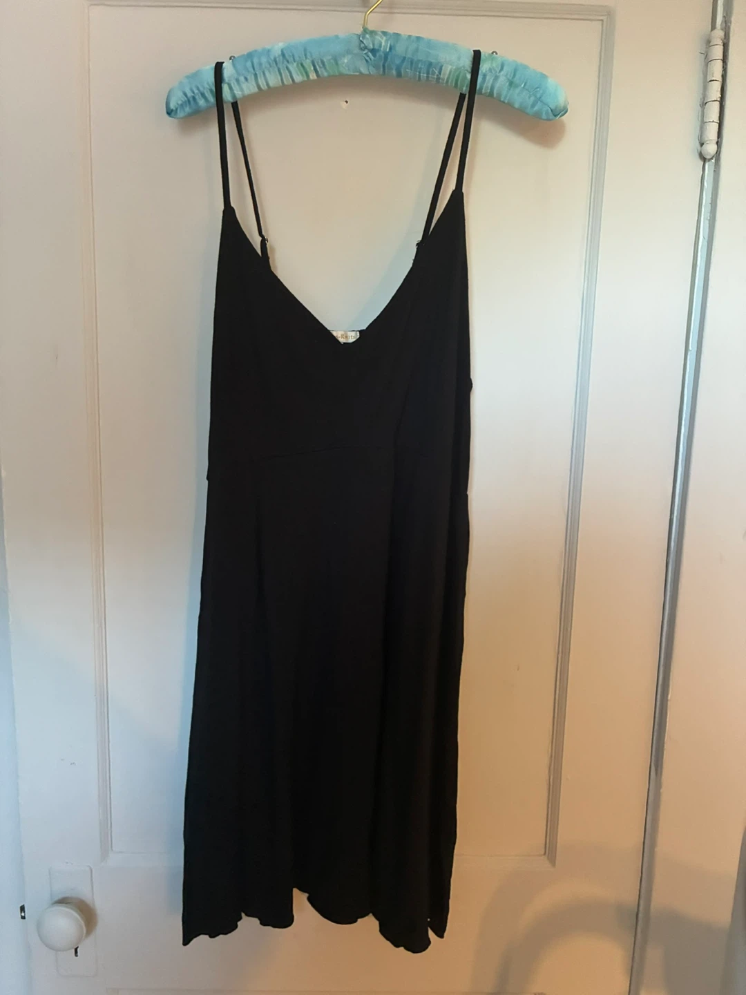Zen Knits Black Spaghetti Strap Dress XL