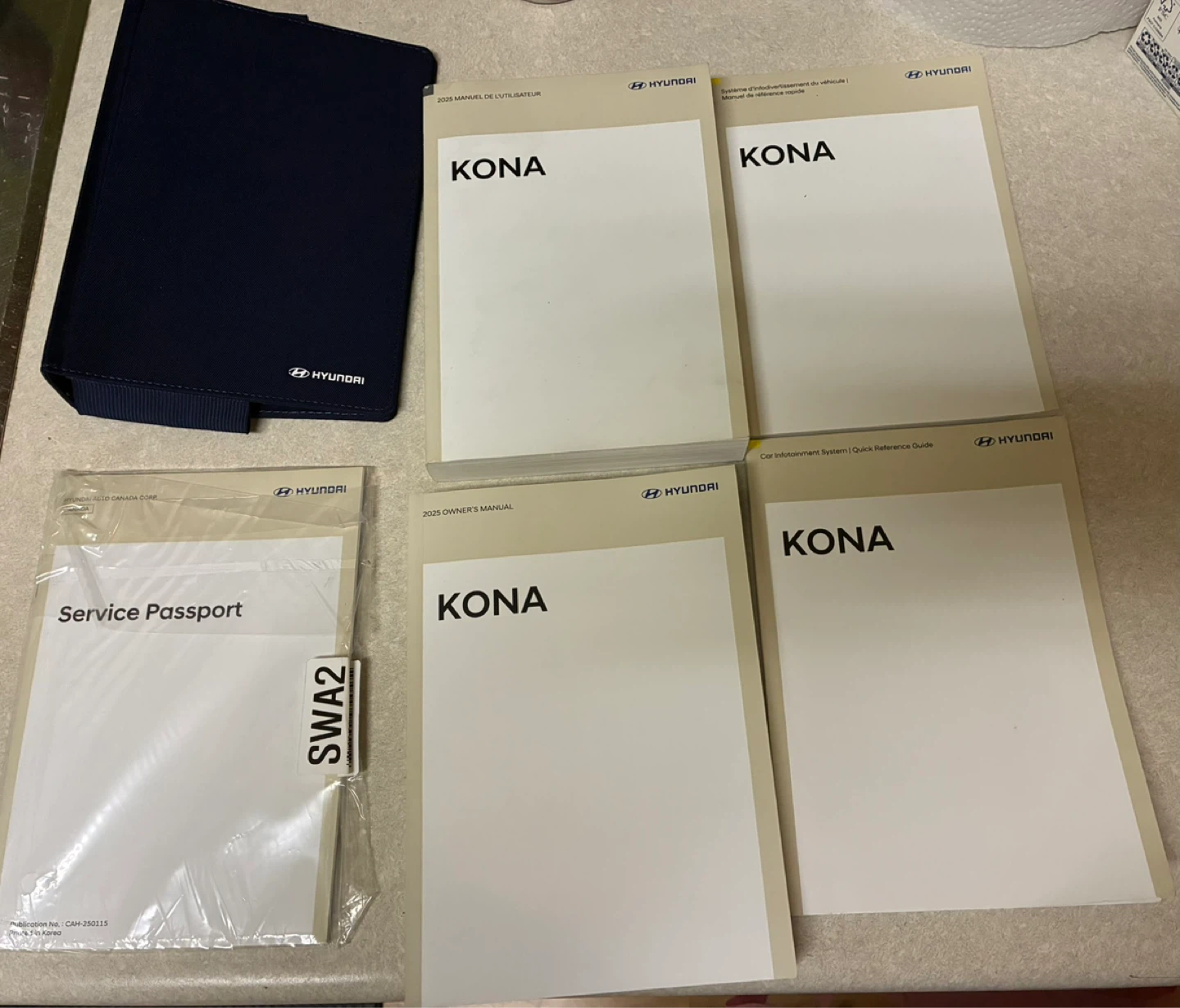 Hyundai Kona Owner's Manual Set