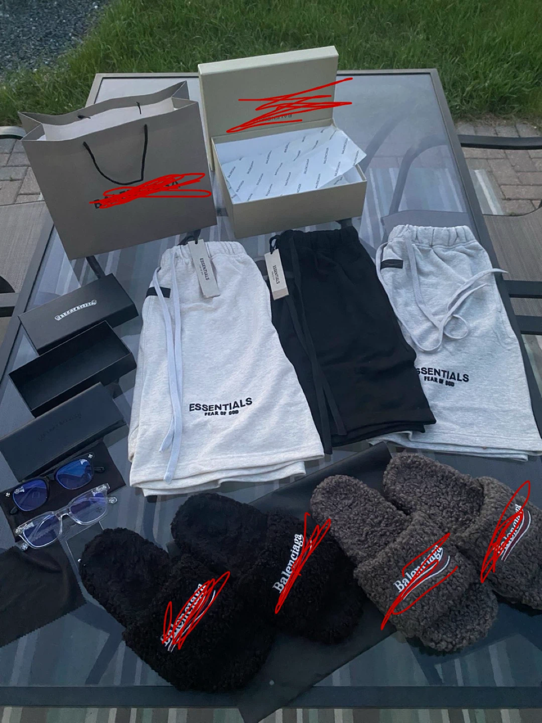 Balenciaga essentials Chrome BUNDLE DEAL