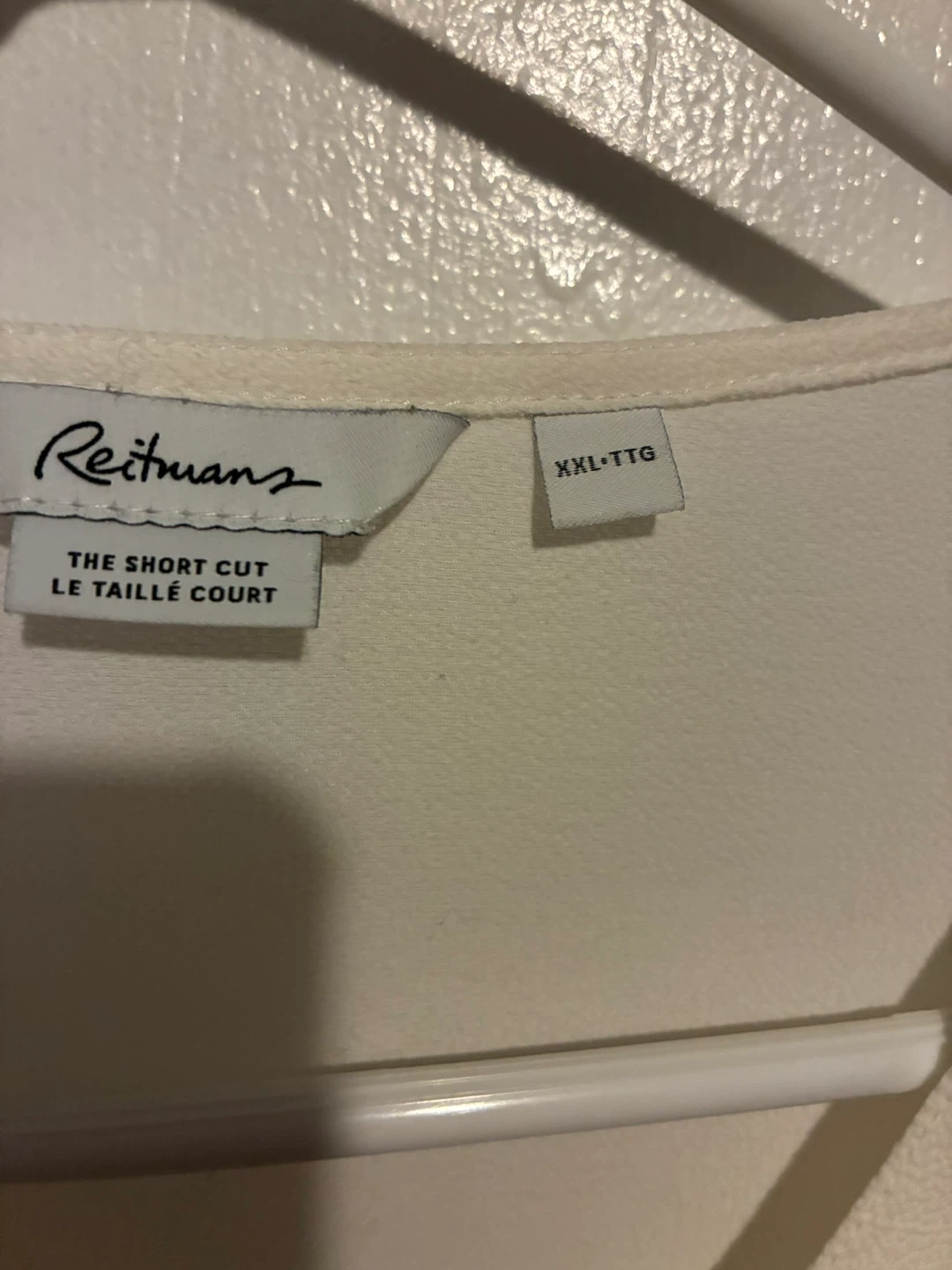 Reitmans Cream "The Short Cut" Blouse - XXL - photo 2
