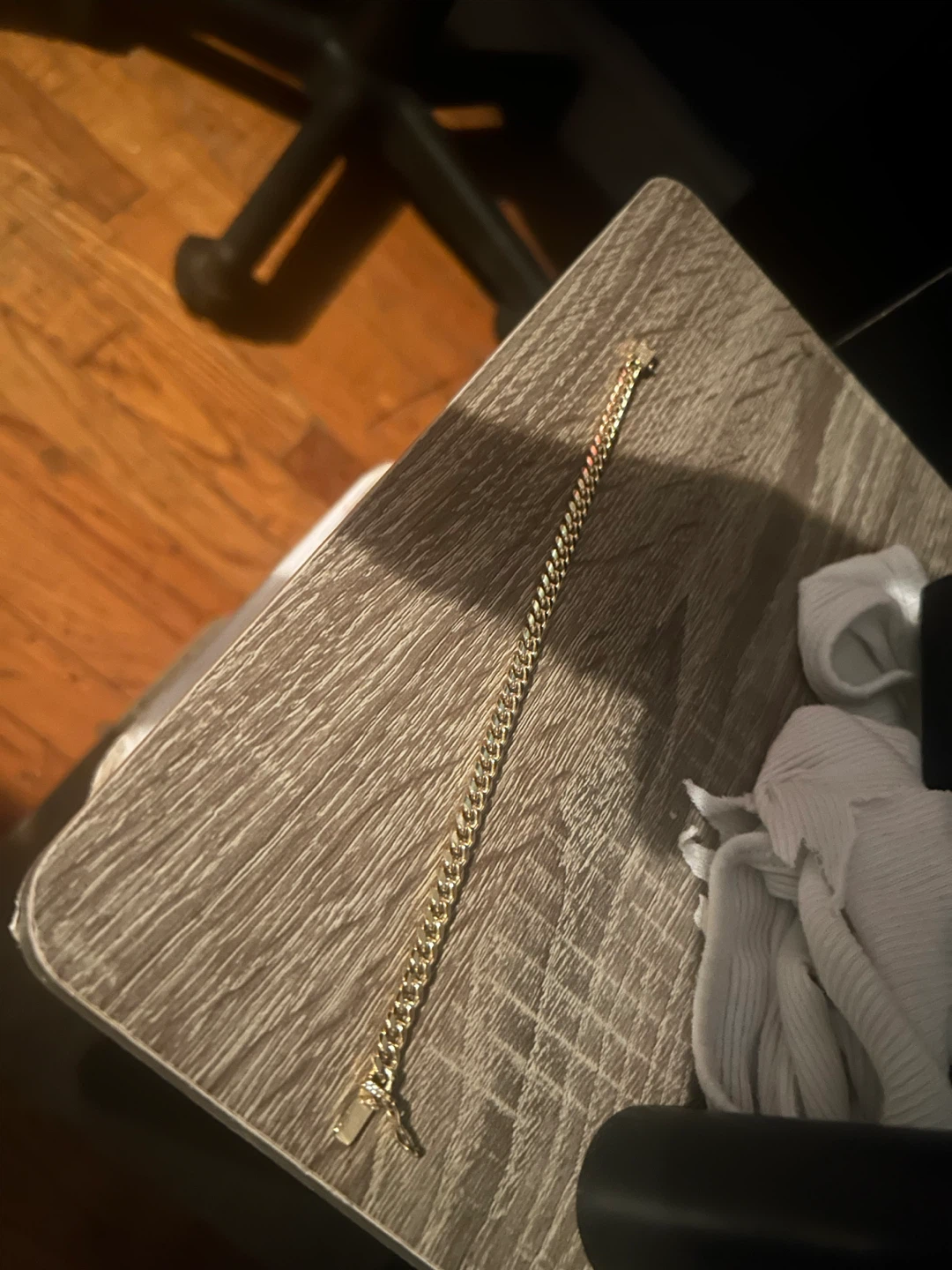 Gold Cuban Link Bracelet