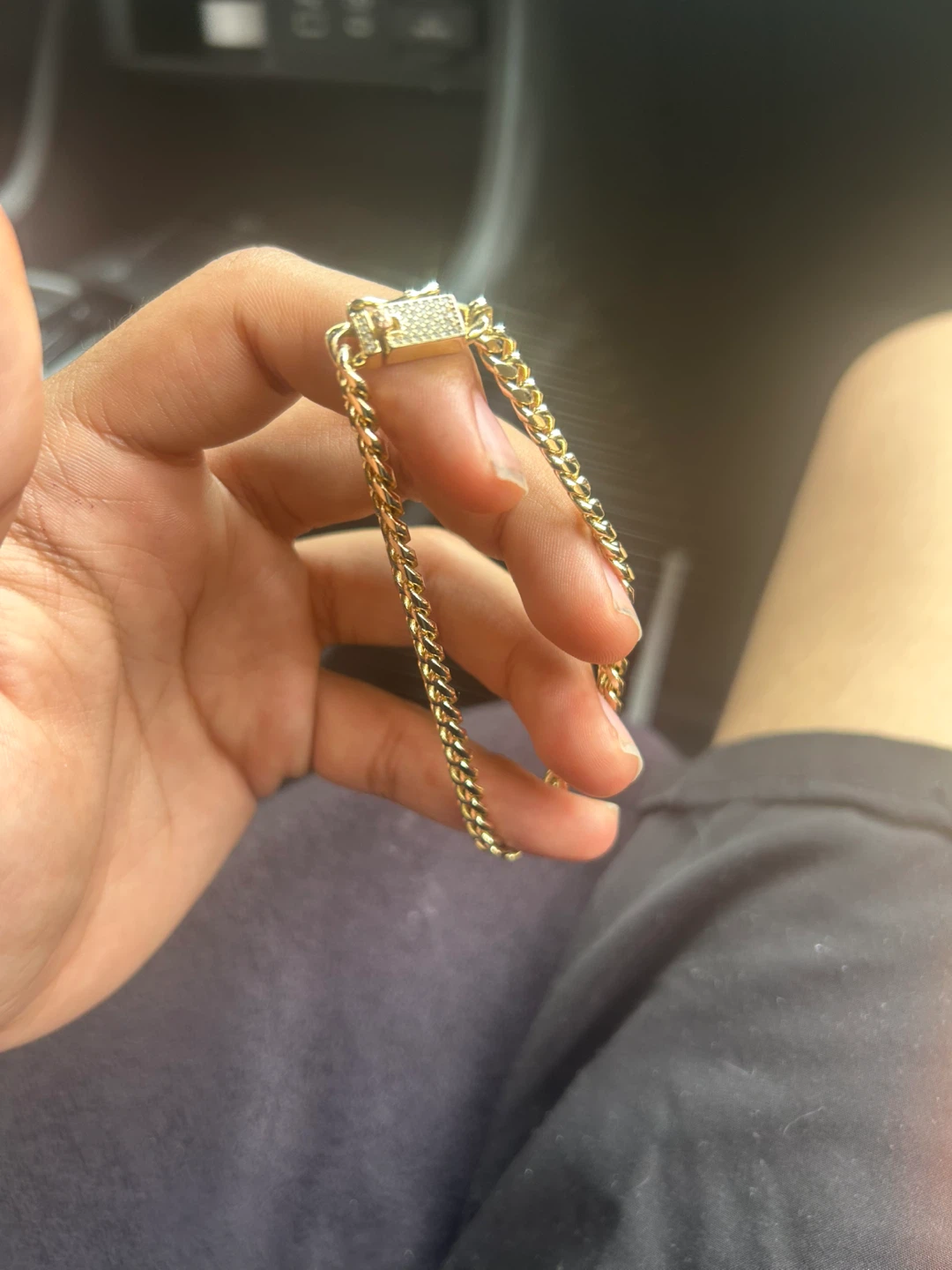 Gold Cuban Link Bracelet - photo 5