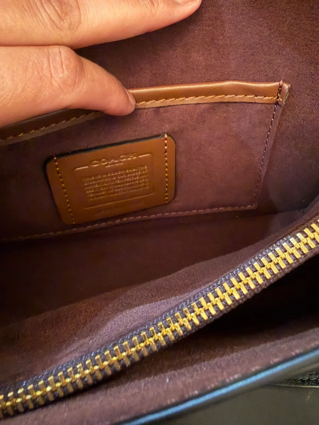 Coach Black tabby 26 brand new - photo 3