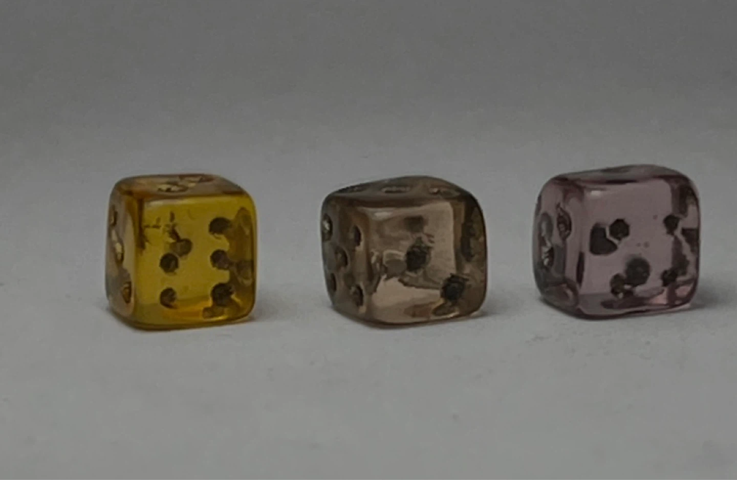 Wanted old dice and marbles.