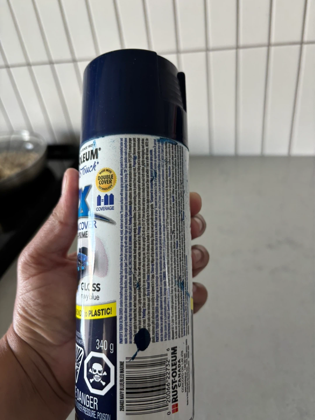 Rust-Oleum Painters Touch Ultra Cover Navy Blue Spray Paint - photo 2