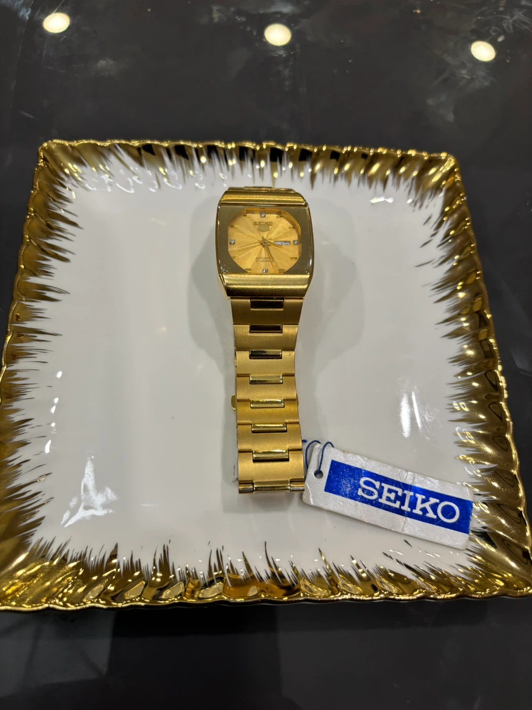 Seiko Automatic Gold Tone Watch
