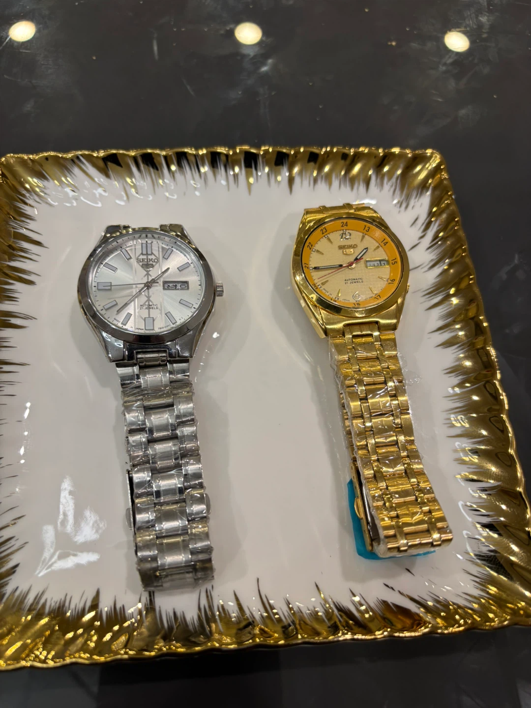 Seiko Automatic Watches (Silver & Gold)