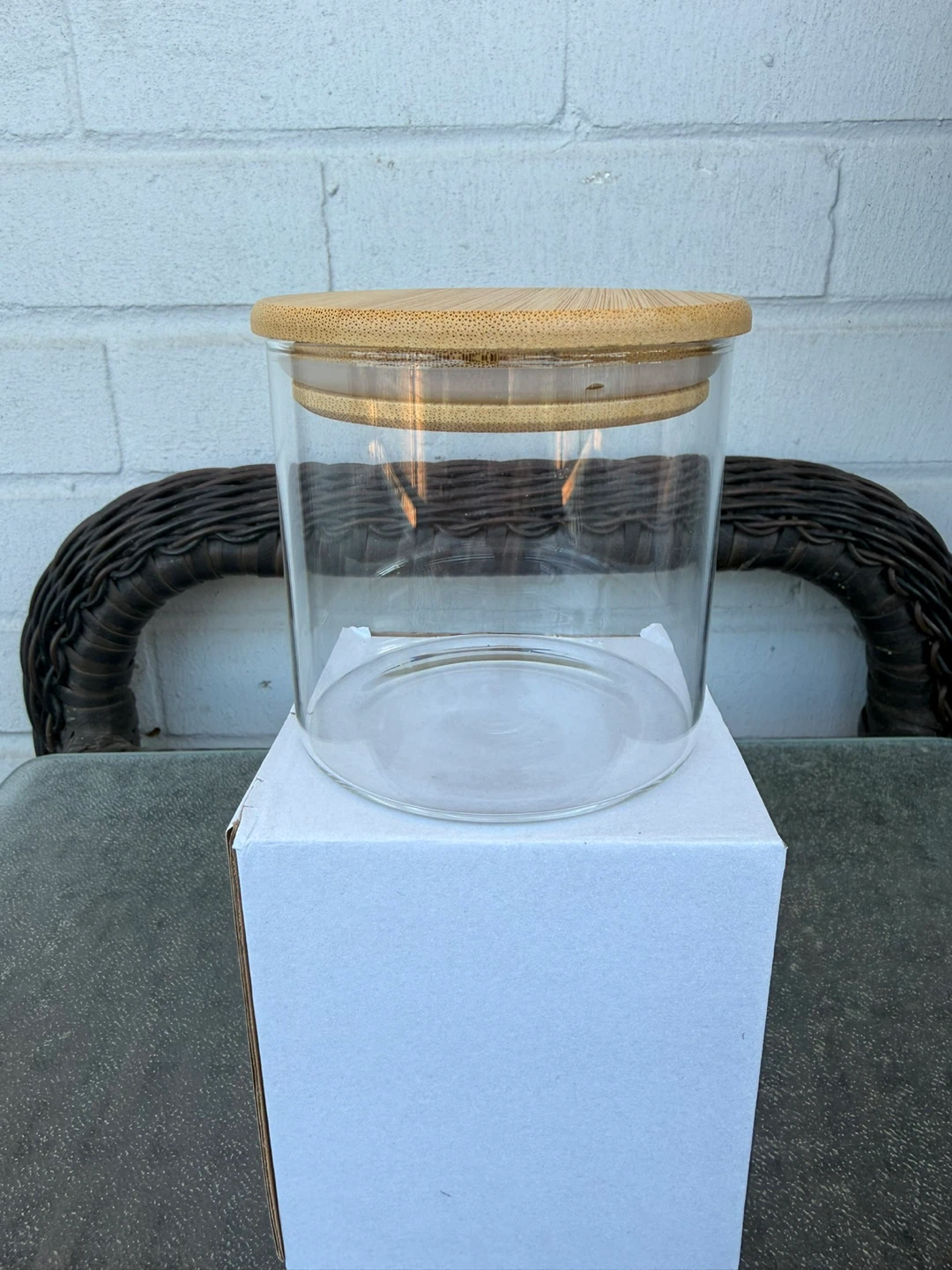 Candle Jars 11.5oz + Bamboo Lid + Gift Box
