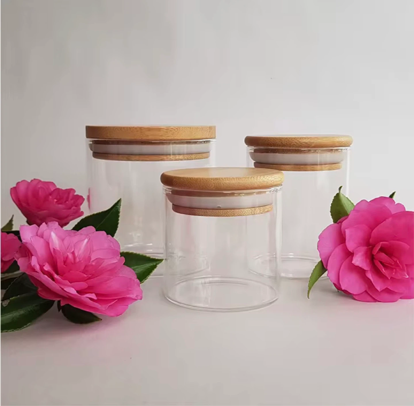 Candle Jars 11.5oz + Bamboo Lid + Gift Box - photo 5