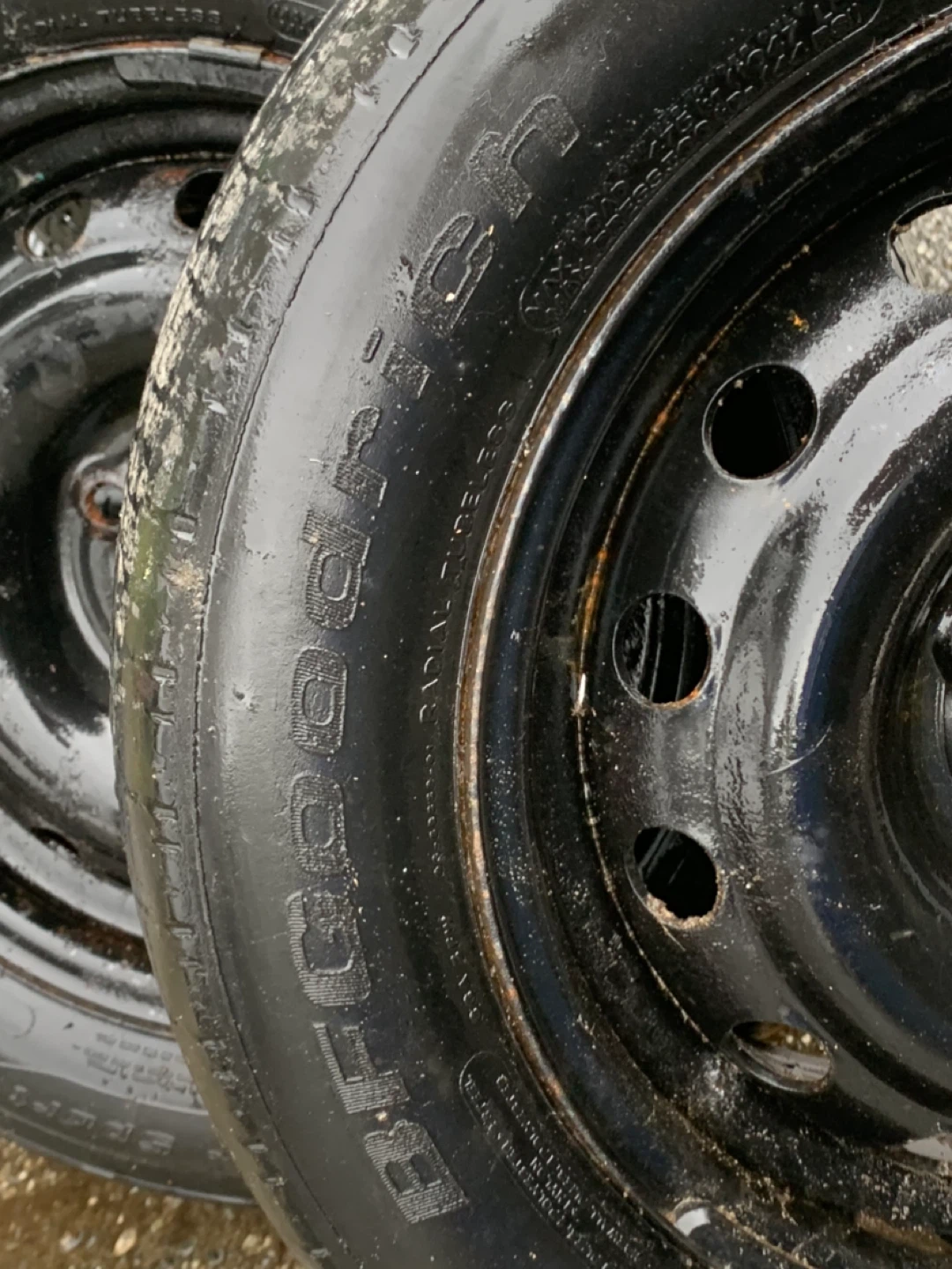 BFGoodrich Tires on Steel Rims - 185/60R14 - photo 2