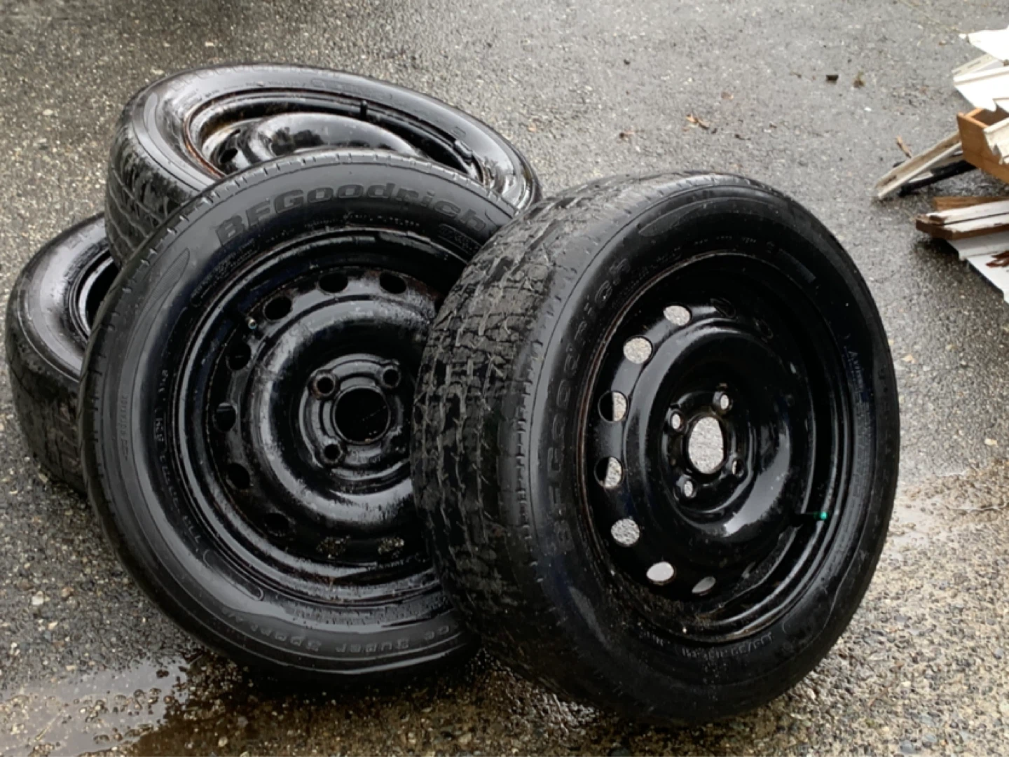 BFGoodrich Tires on Steel Rims - 185/60R14