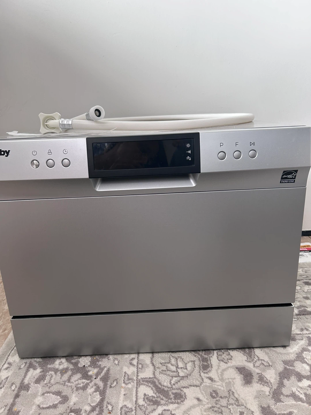 Danby 6 Place Setting Countertop Dishwasher - Silver - photo 2