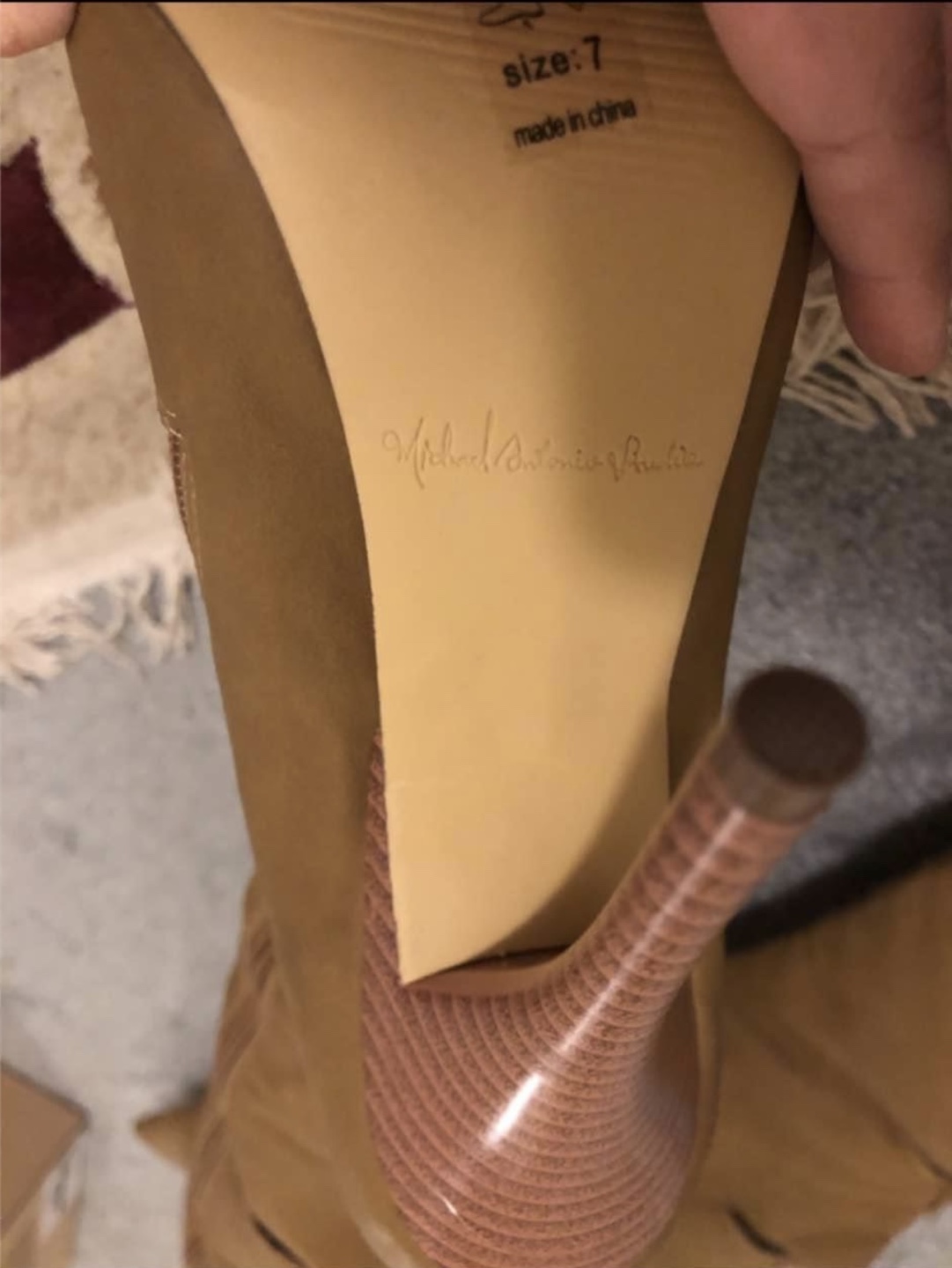 Michael Antonio Over the Knee Boots Size 7 - photo 4
