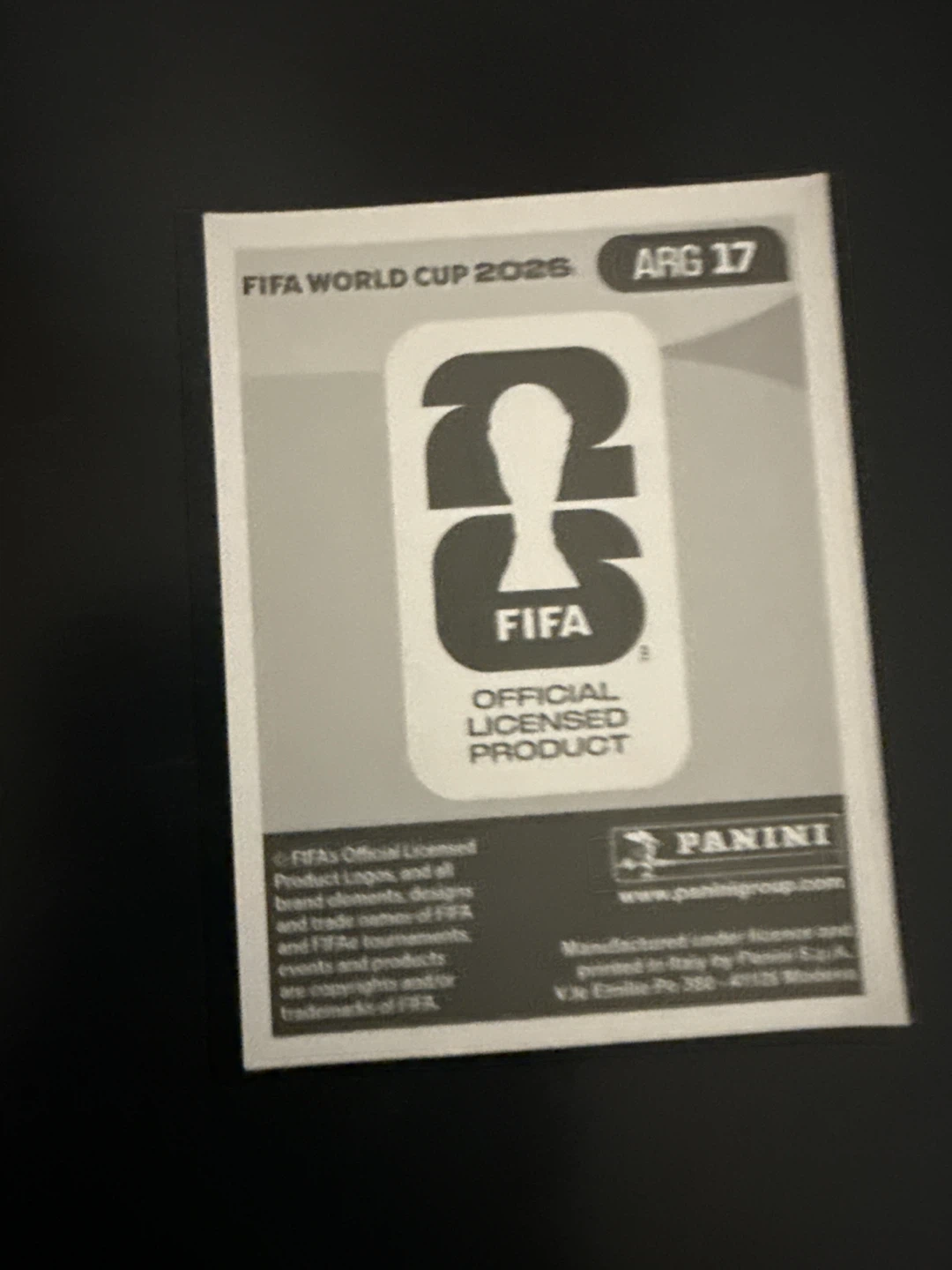 Lionel Messi FIFA World Cup 2026 Sticker - Panini - photo 2
