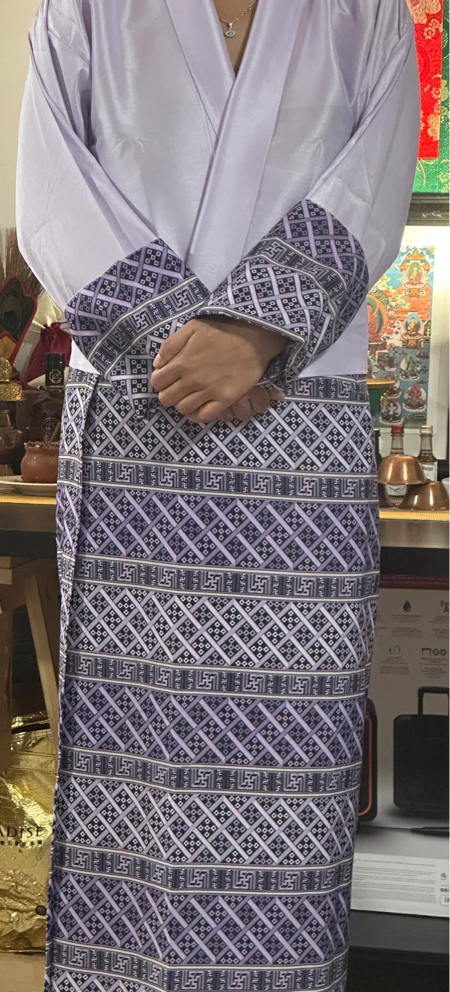 Traditional Bhutanese Kira Skirt - photo 4