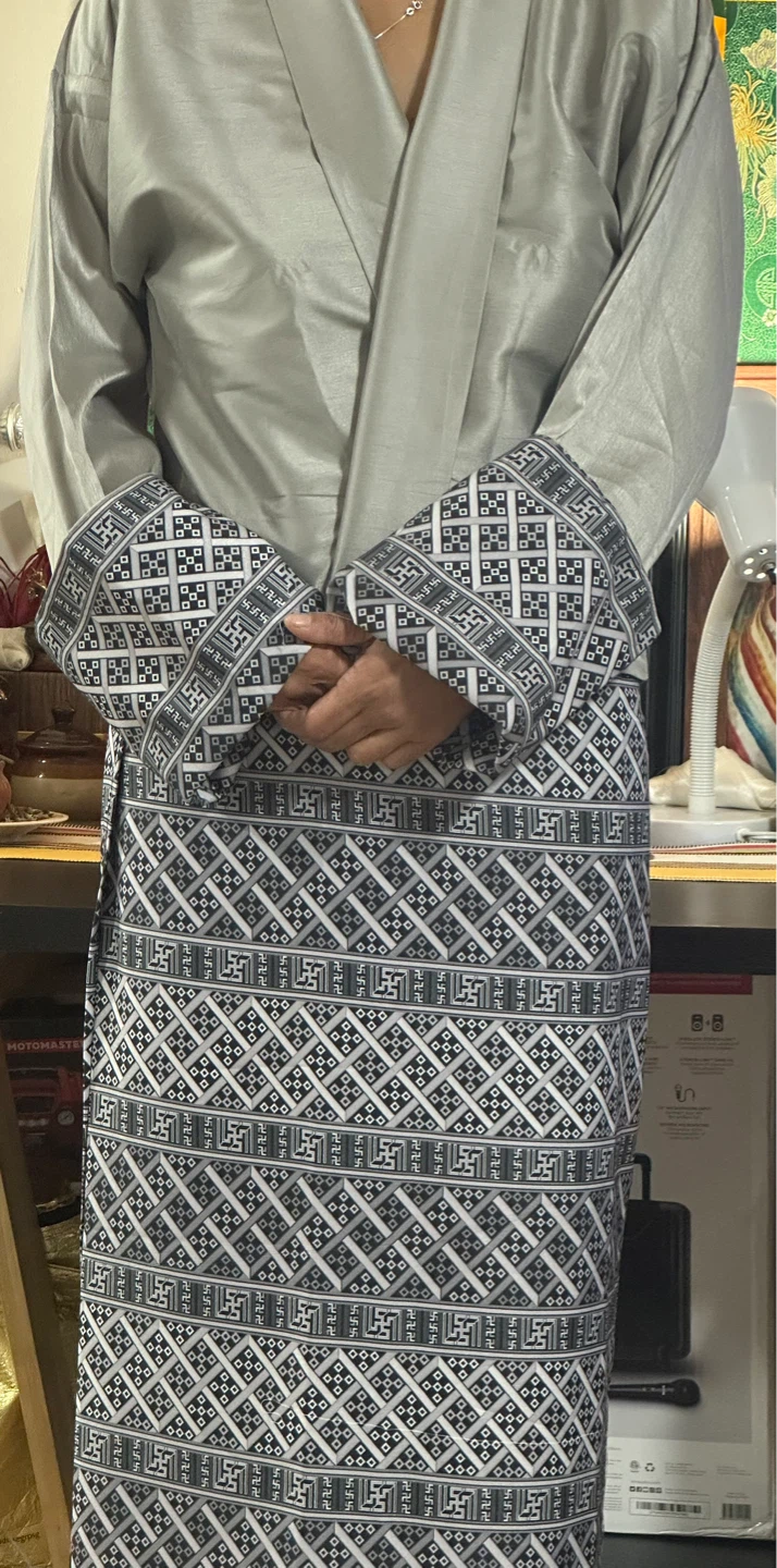 Traditional Bhutanese Kira Skirt - photo 3