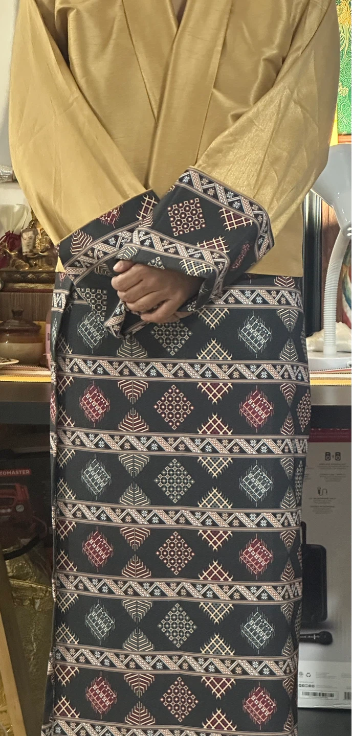 Traditional Bhutanese Kira Skirt - photo 2